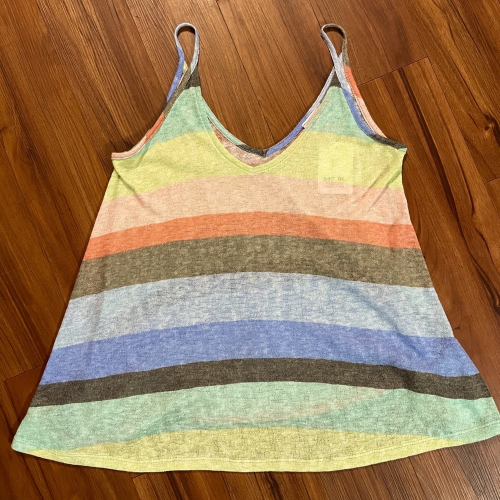 Karlie double v tank top